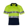 Yellow Navy Short Sleeve Safety Polos